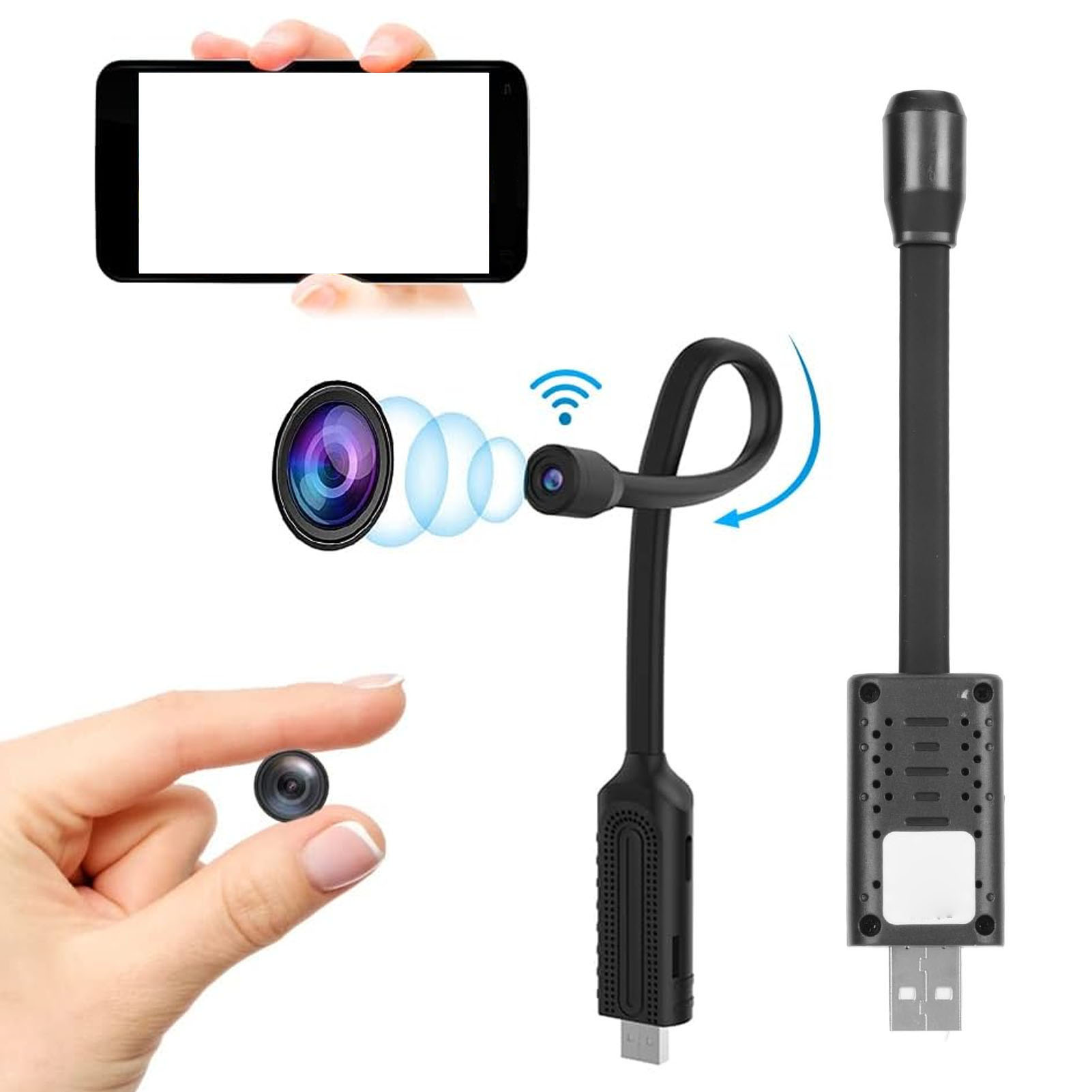Home Security Monitoring Service - Minicámara de seguridad inalámbrica con WiFi