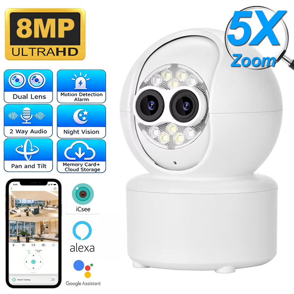 Home Security Monitoring Service - Cámara de Seguridad ICsee de Doble