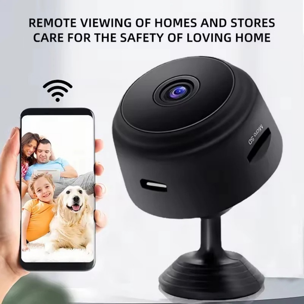 Home Security Monitoring Service - Mini Cámara WiFi HD 1080P con