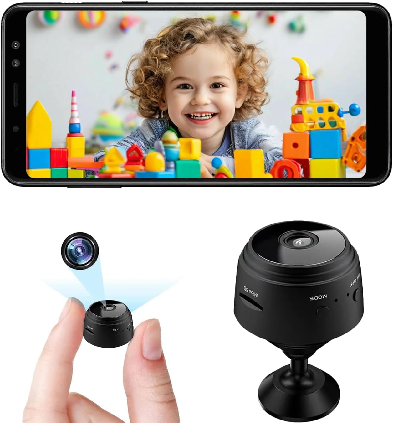 Home Security Monitoring Service - Mini Cámara de Seguridad, Cámara WiFi