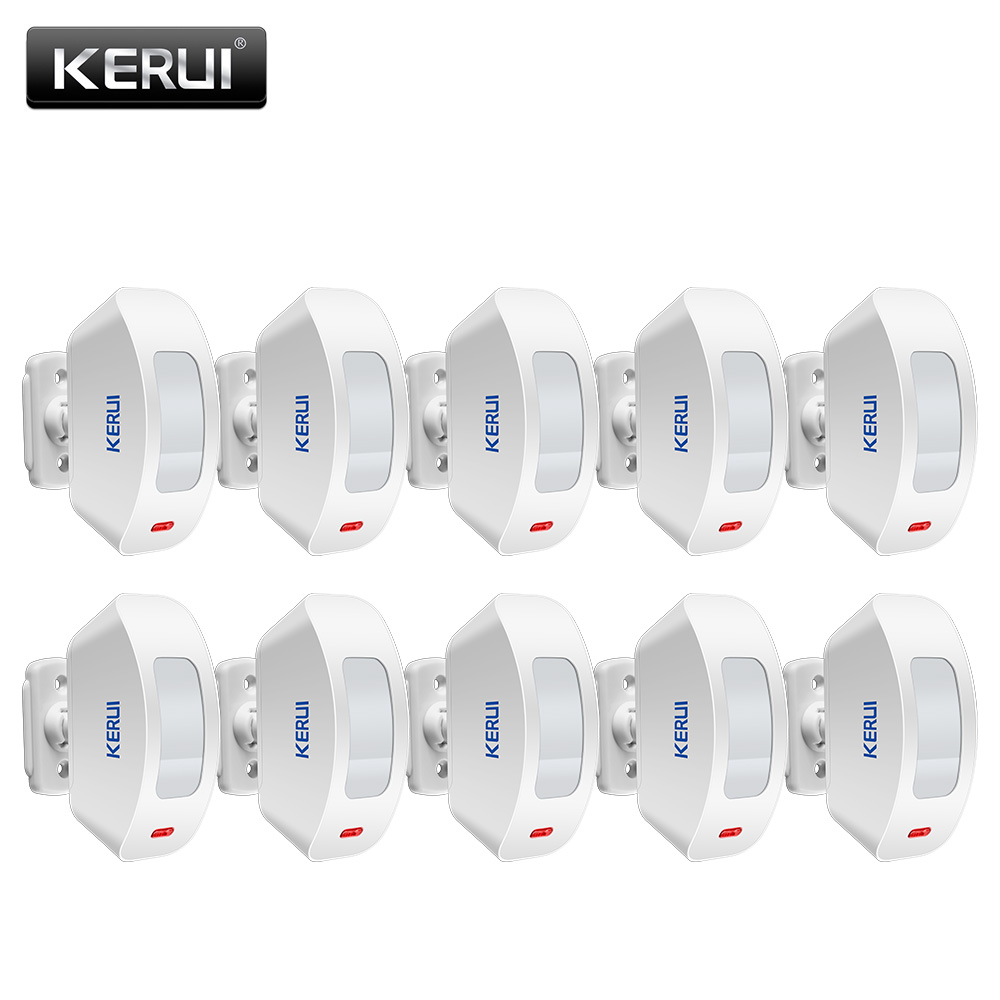 Sim Gsm Alarm - KERUI-Detector infrarrojo de cortina inalámbrica, Sensor