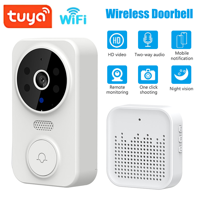 Home Security Camera Installation - Timbre de puerta con vídeo inteligente