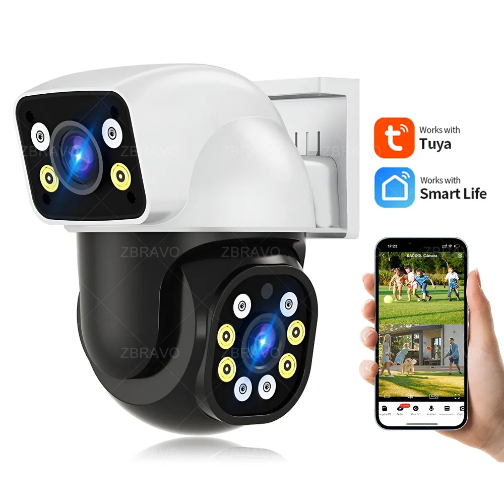 Home Security Camera Installation - Cámara Exterior Inteligente Smartlife 8MP WiFi