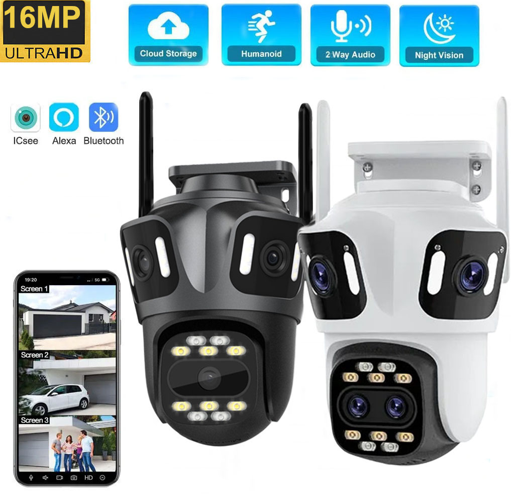 Home Security Monitoring Service - Uzoom 10K 16MP cámara IP PTZ