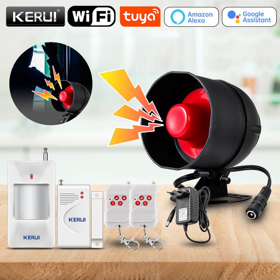 Sim Gsm Alarm - KERUI Tuya WIFI inteligente sistema de