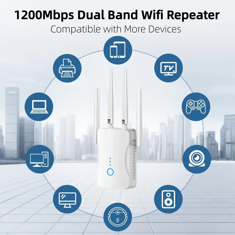 Home Security Bundle - Repetidor WiFi de Doble Banda de