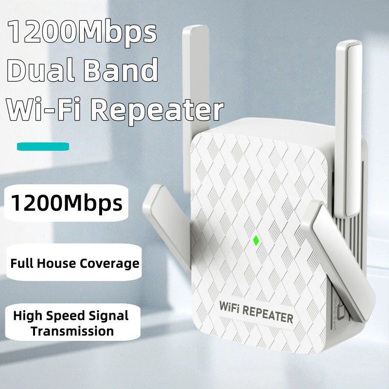 Home Security Bundle - Repetidor WiFi de 1200Mbps y 5Ghz,