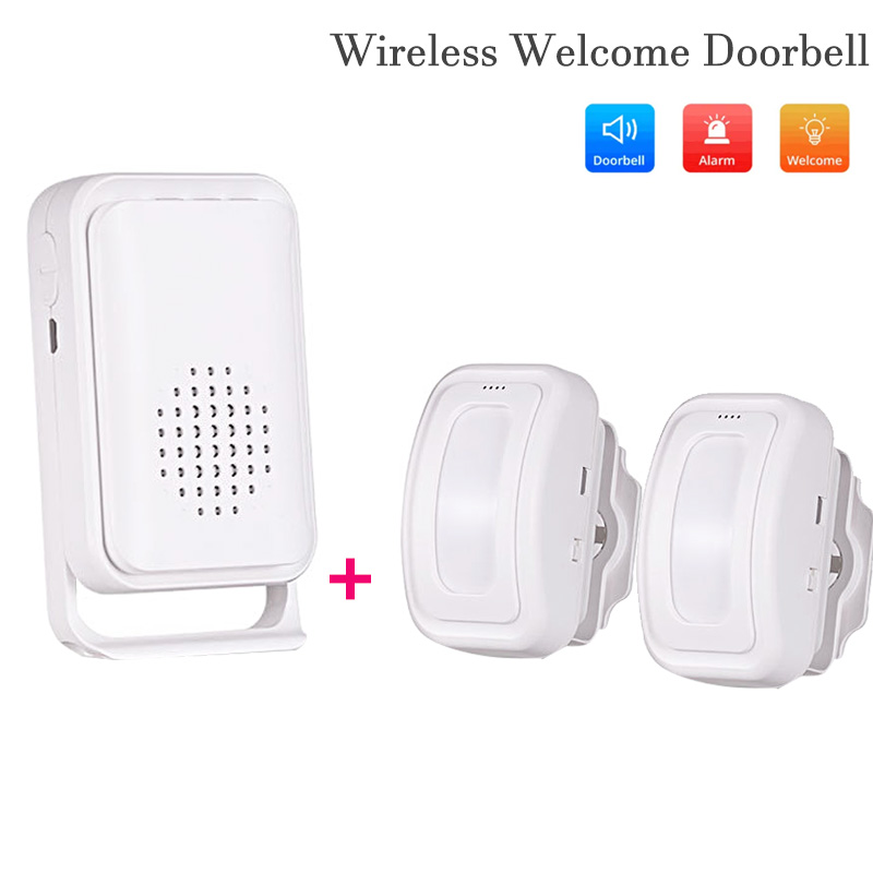 Home Security Systems - Timbre de bienvenida inalámbrico para el
