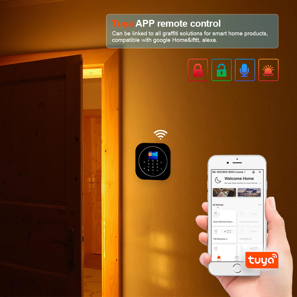 KERUI G12 2G Wifi sistema de a - Home Security Diy reseña y precio