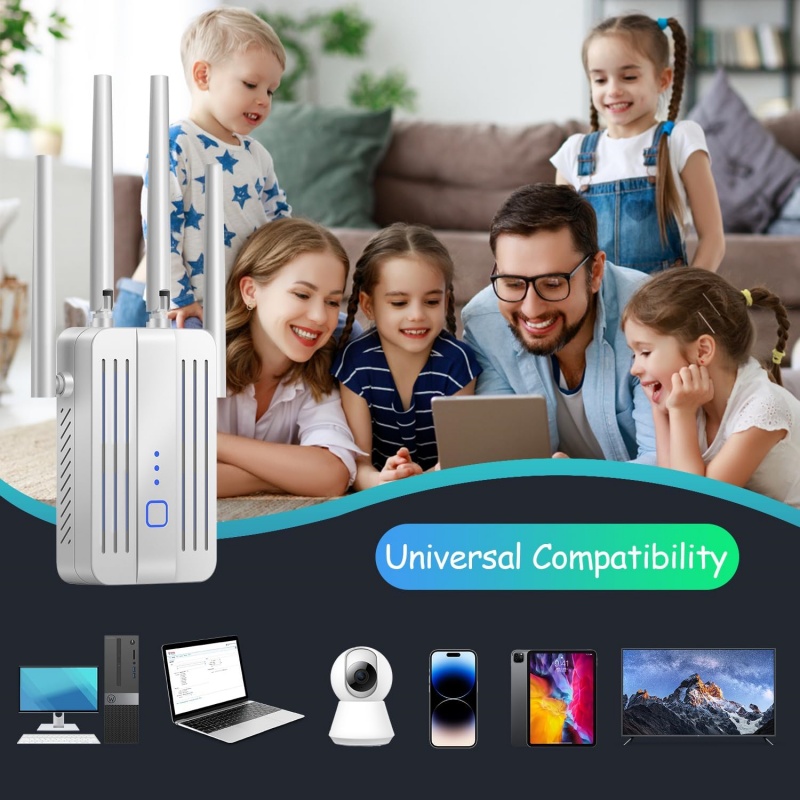 Extensor repetidor WiFi de 120 - Home Security Bundle reseña y precio