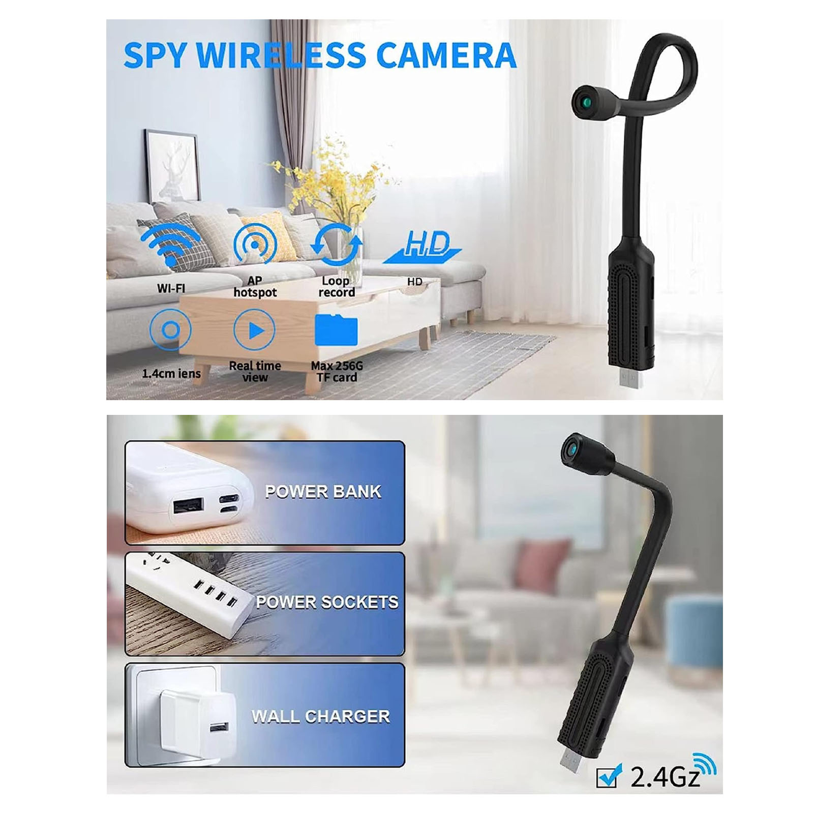 Minicámara de seguridad inalám - Home Security Monitoring Service reseña y precio