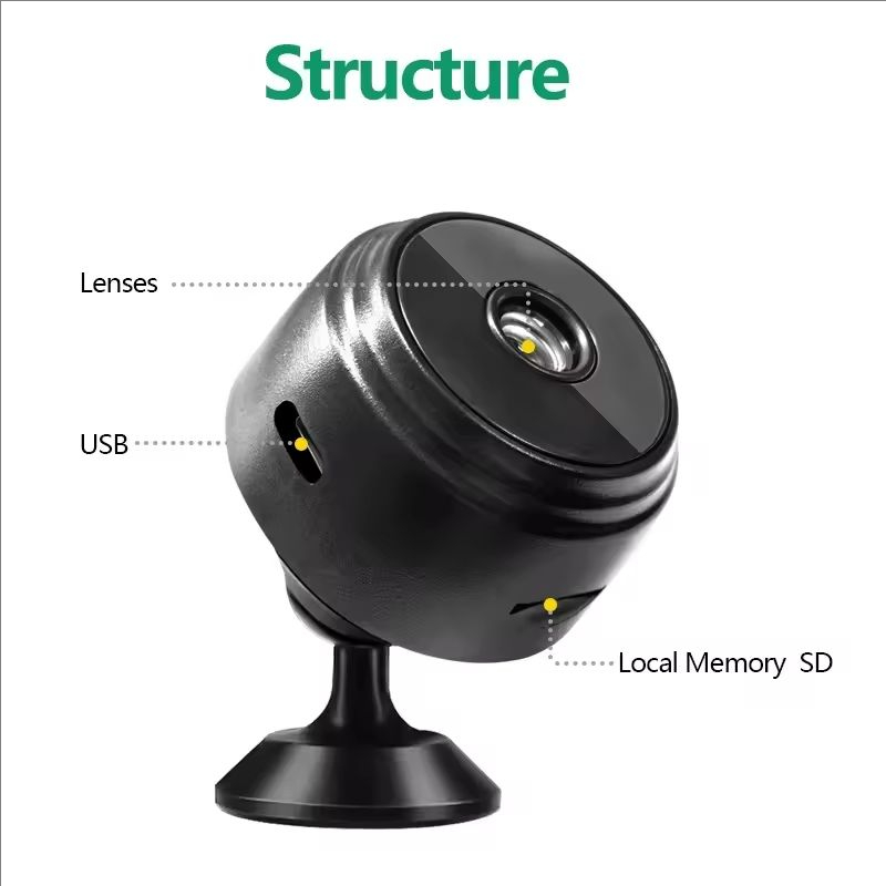 Mini Cámara WiFi HD 1080P con  - Home Security Monitoring Service reseña y precio