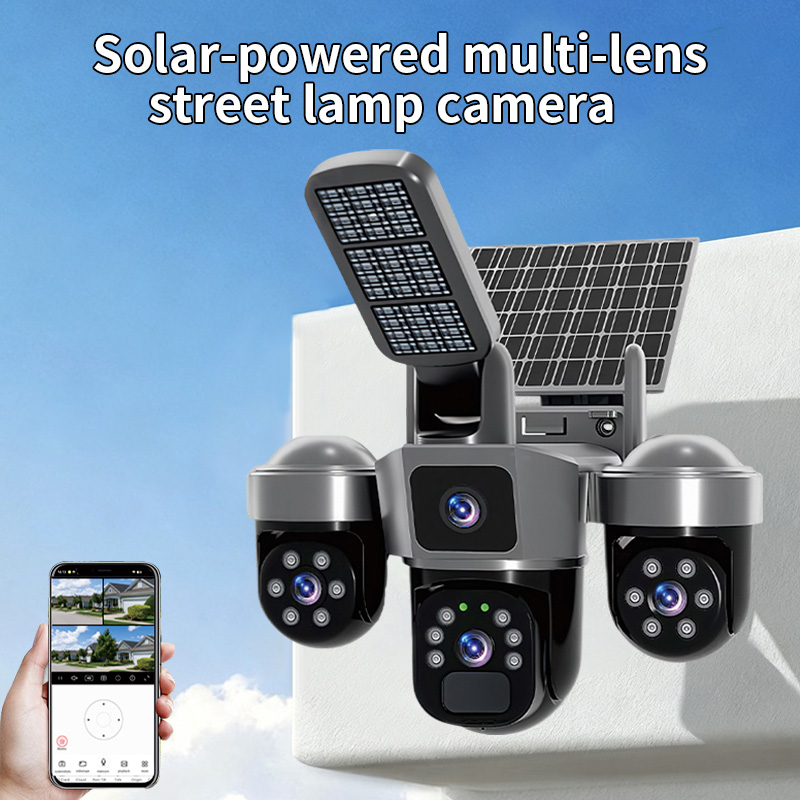 Cámara de Seguridad Solar 6MP  - Home Security Flood Lights reseña y precio