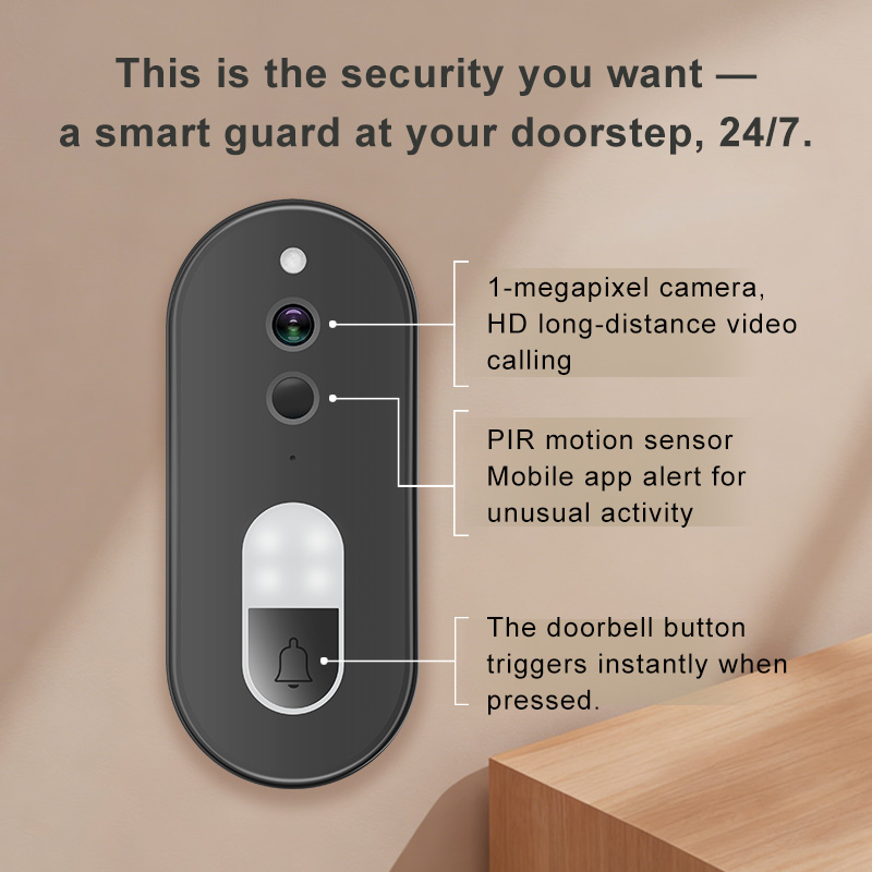 Videoportero Inalámbrico WiFi  - Home Security Camera Installation reseña y precio