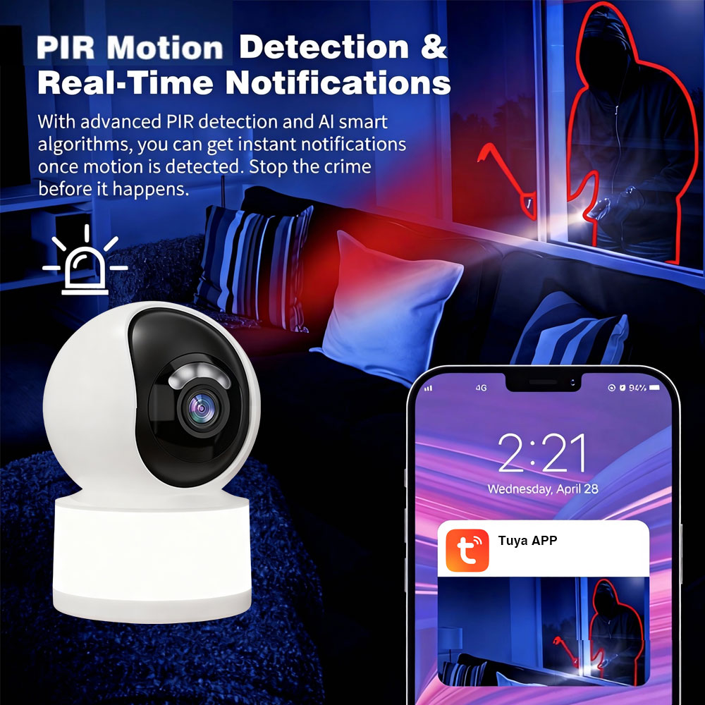 Cámara IP WiFi Inteligente Tuy - Home Security Flood Lights reseña y precio