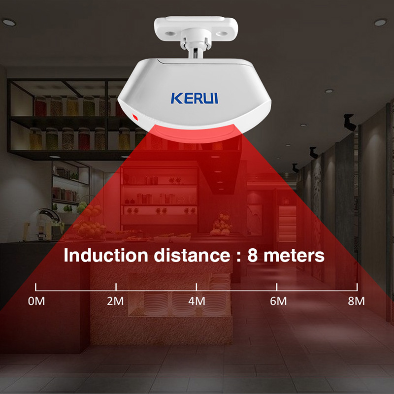KERUI-Detector infrarrojo de c - Sim Gsm Alarm reseña y precio