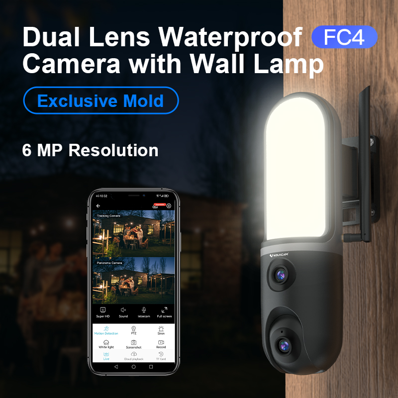 6MP o-kam APP 5X lámpara de ja - Home Security Flood Lights reseña y precio