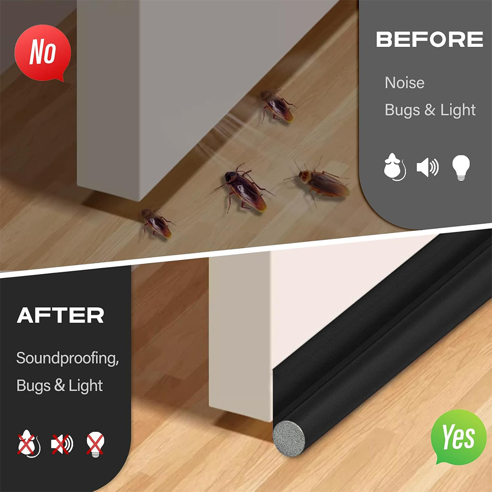 Tira de sellado inferior de pu - Home Security Front Door reseña y precio