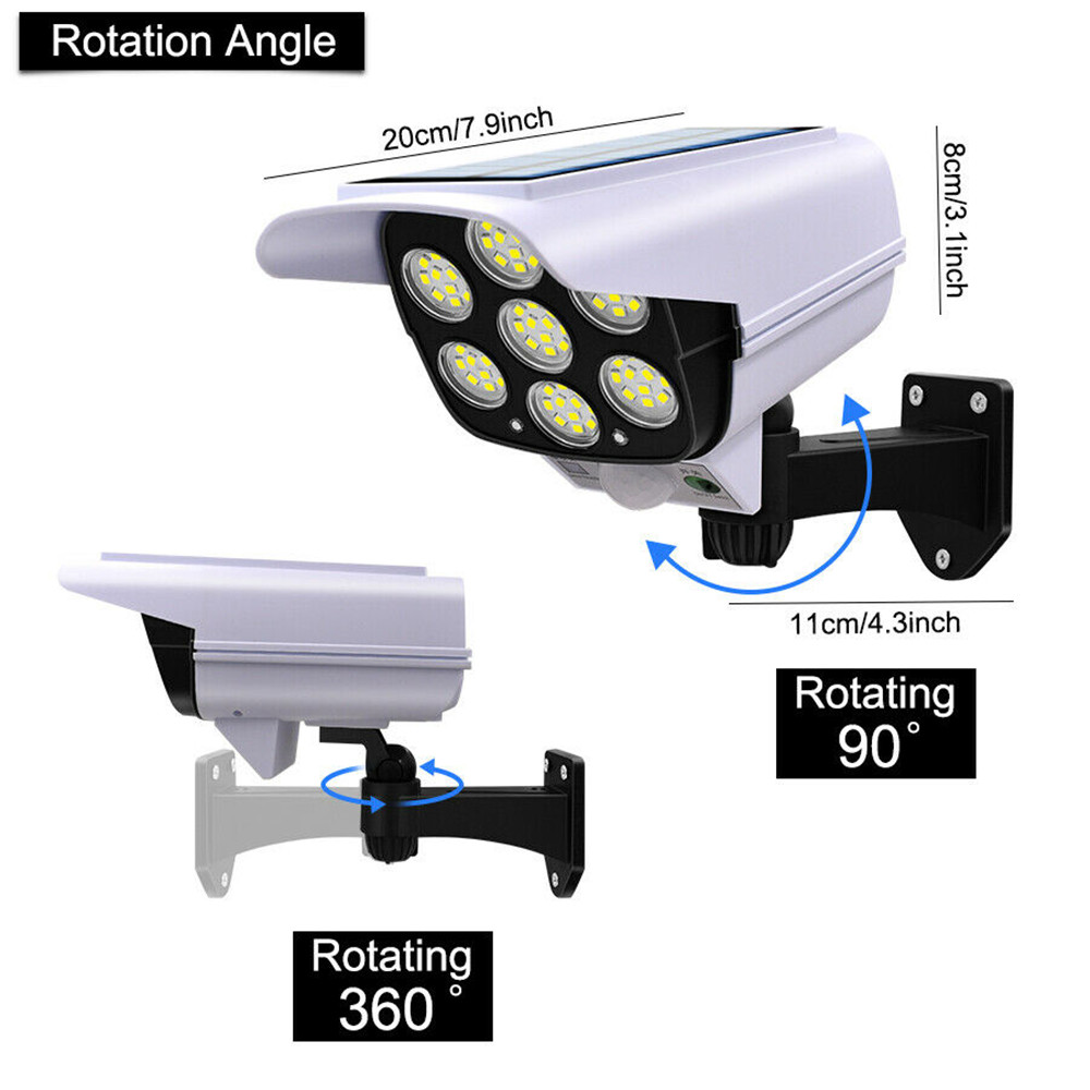 Luz Solar para exteriores con  - Home Security Flood Lights reseña y precio
