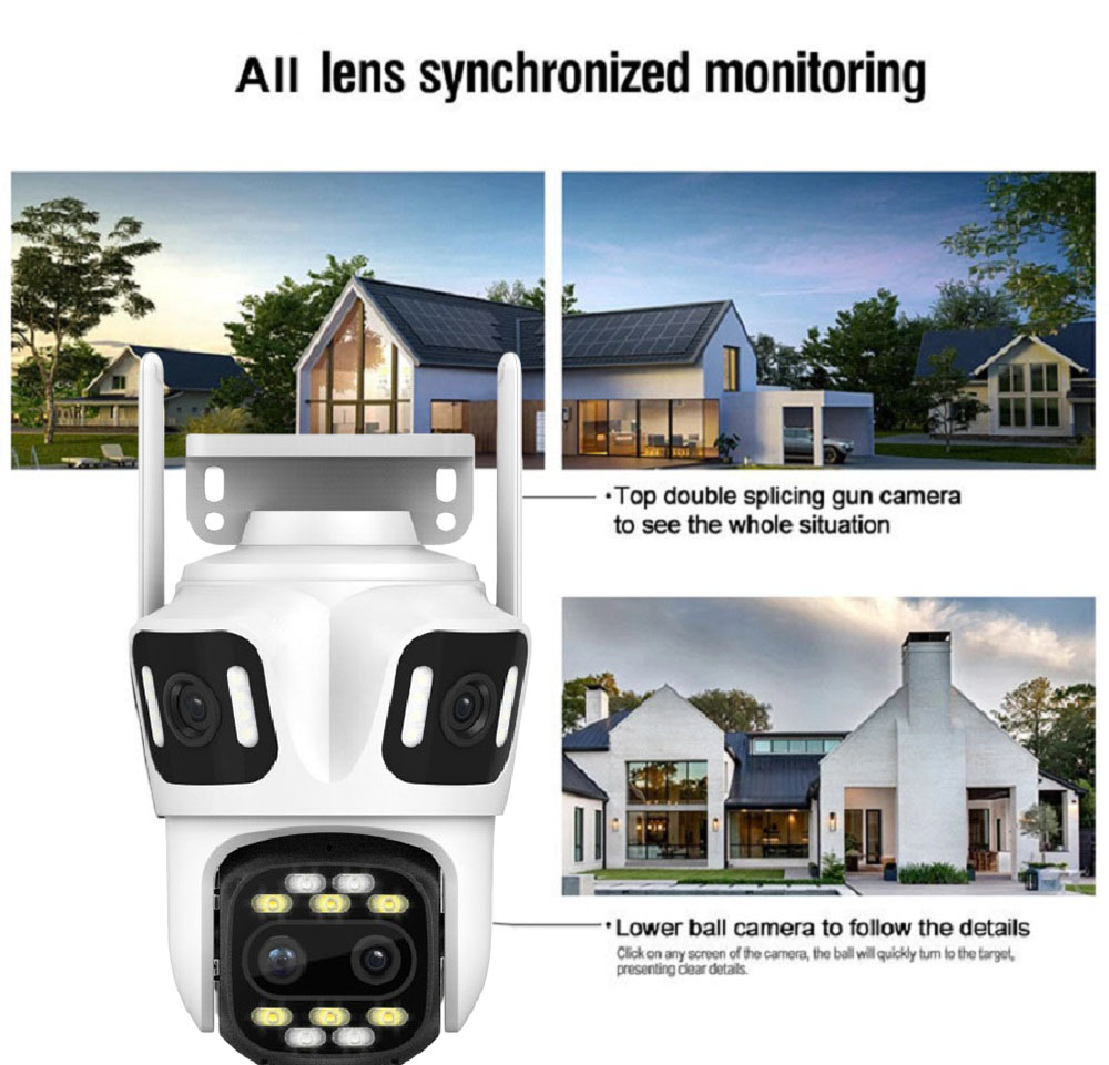 Uzoom 10K 16MP cámara IP PTZ W - Home Security Monitoring Service reseña y precio