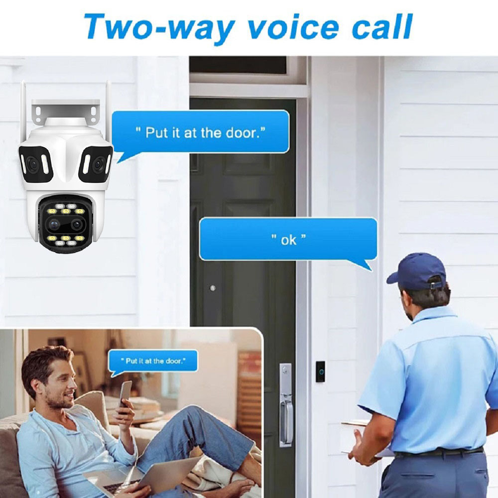 Uzoom 10K 16MP cámara IP PTZ W - Home Security Monitoring Service reseña y precio