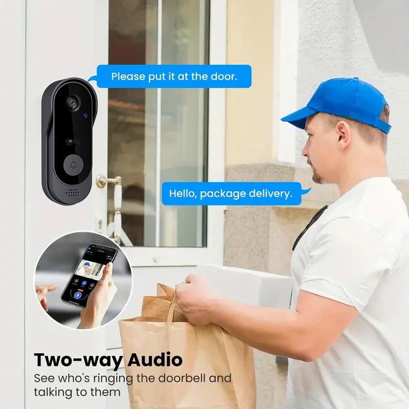 Timbre inalámbrico con cámara  - Home Security Bundle reseña y precio