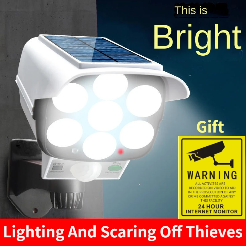 Luz Solar para exteriores, Sen - Home Security Camera Installation reseña y precio