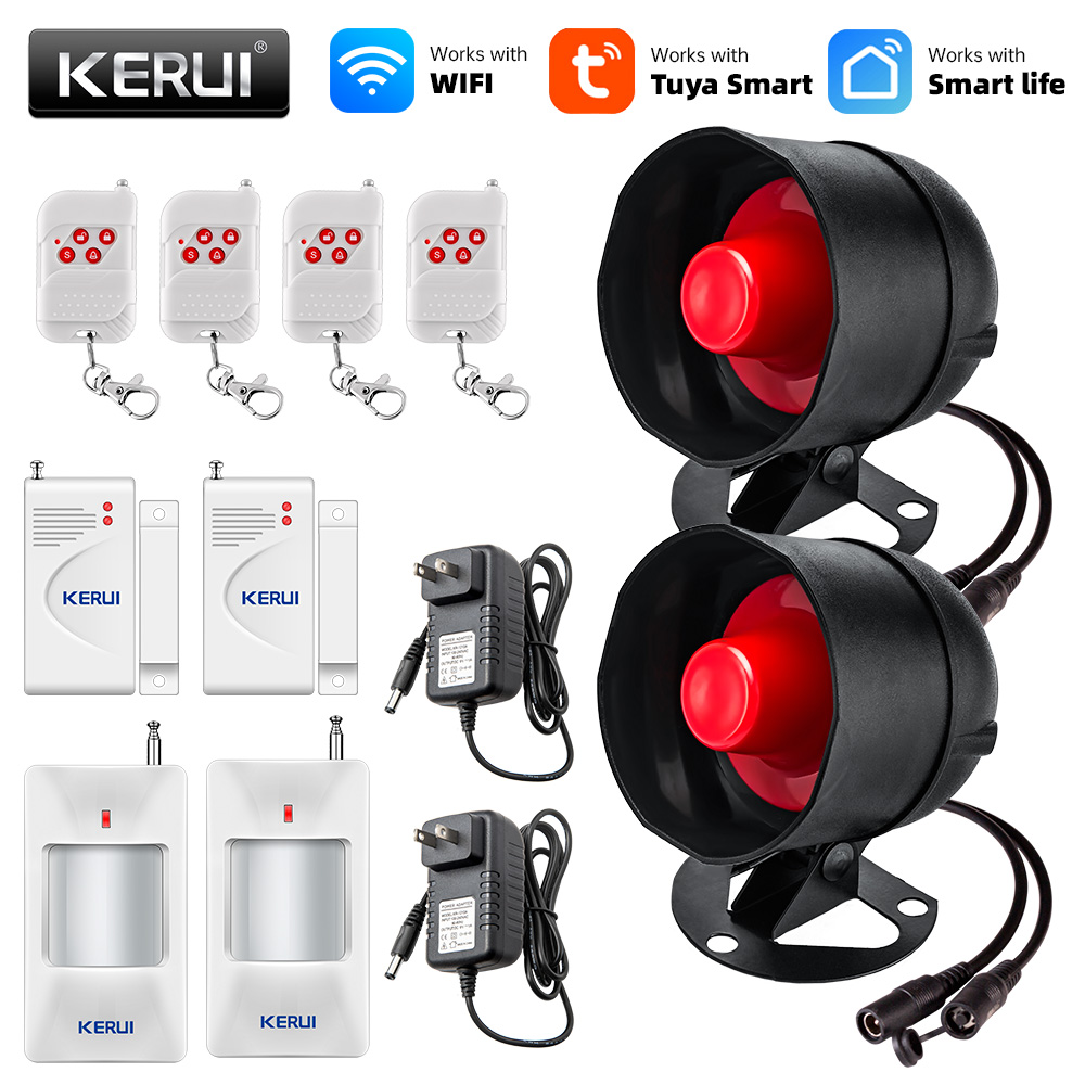 KERUI Tuya WIFI inteligente si - Sim Gsm Alarm reseña y precio