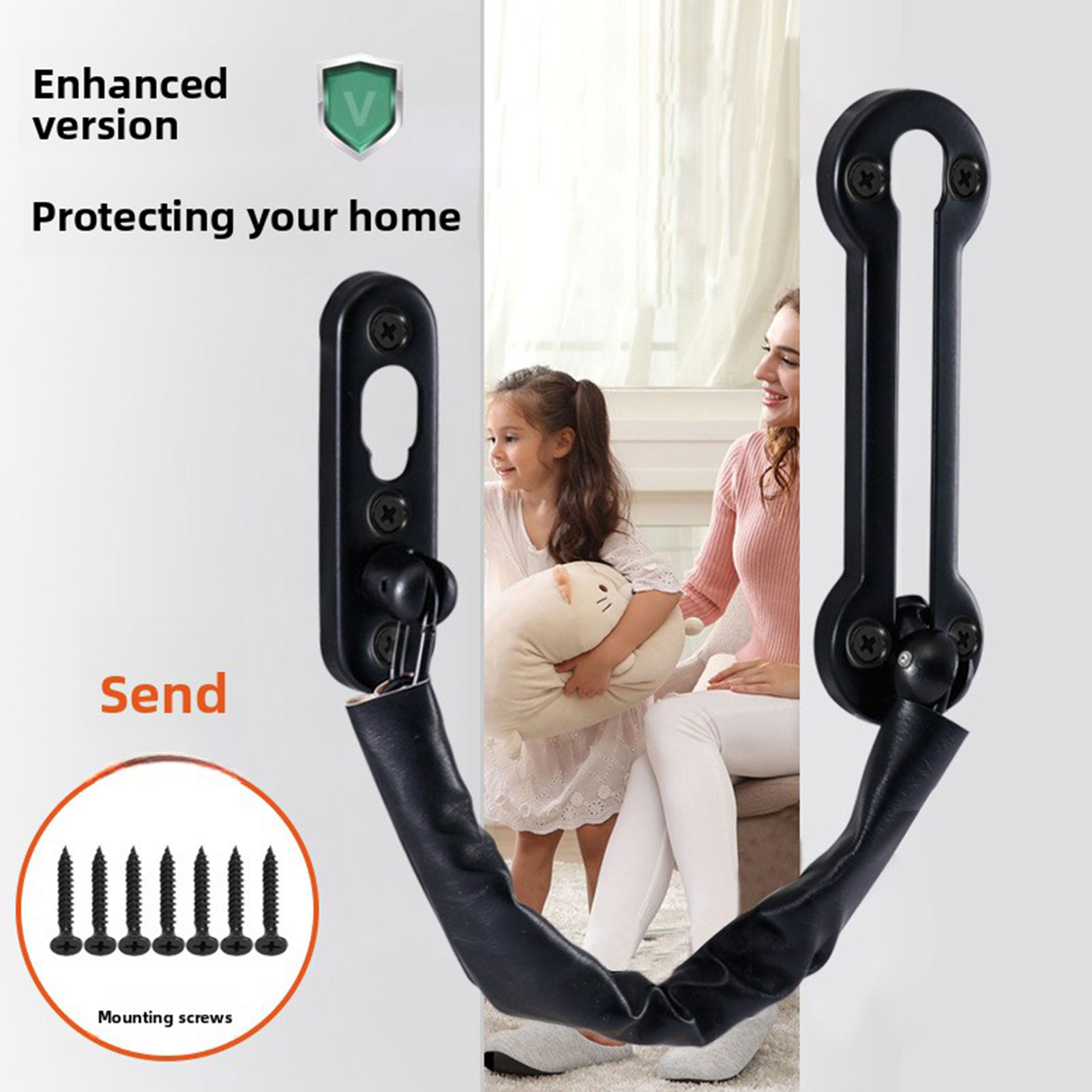 Cerradura de Cadena Antirrobo  - Home Security Front Door reseña y precio