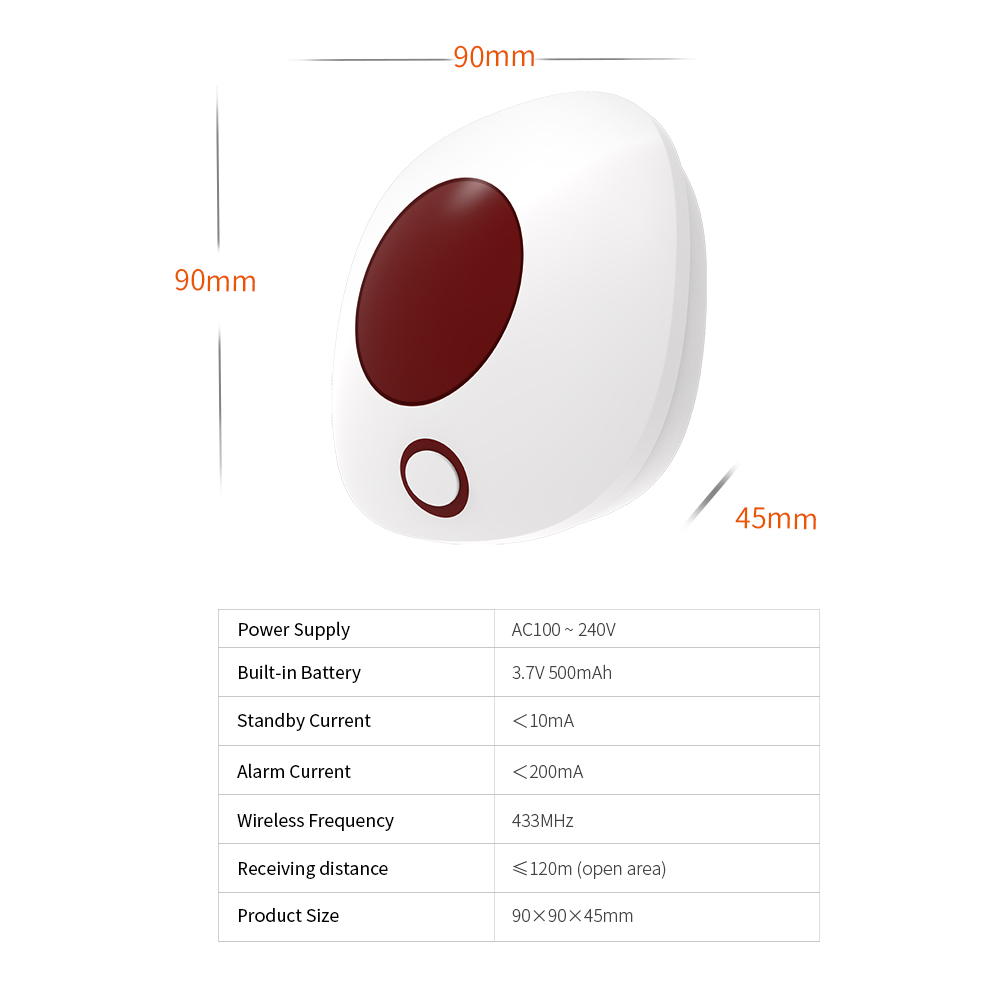 Staniot-sirena inalámbrica par - Sim Gsm Alarm reseña y precio