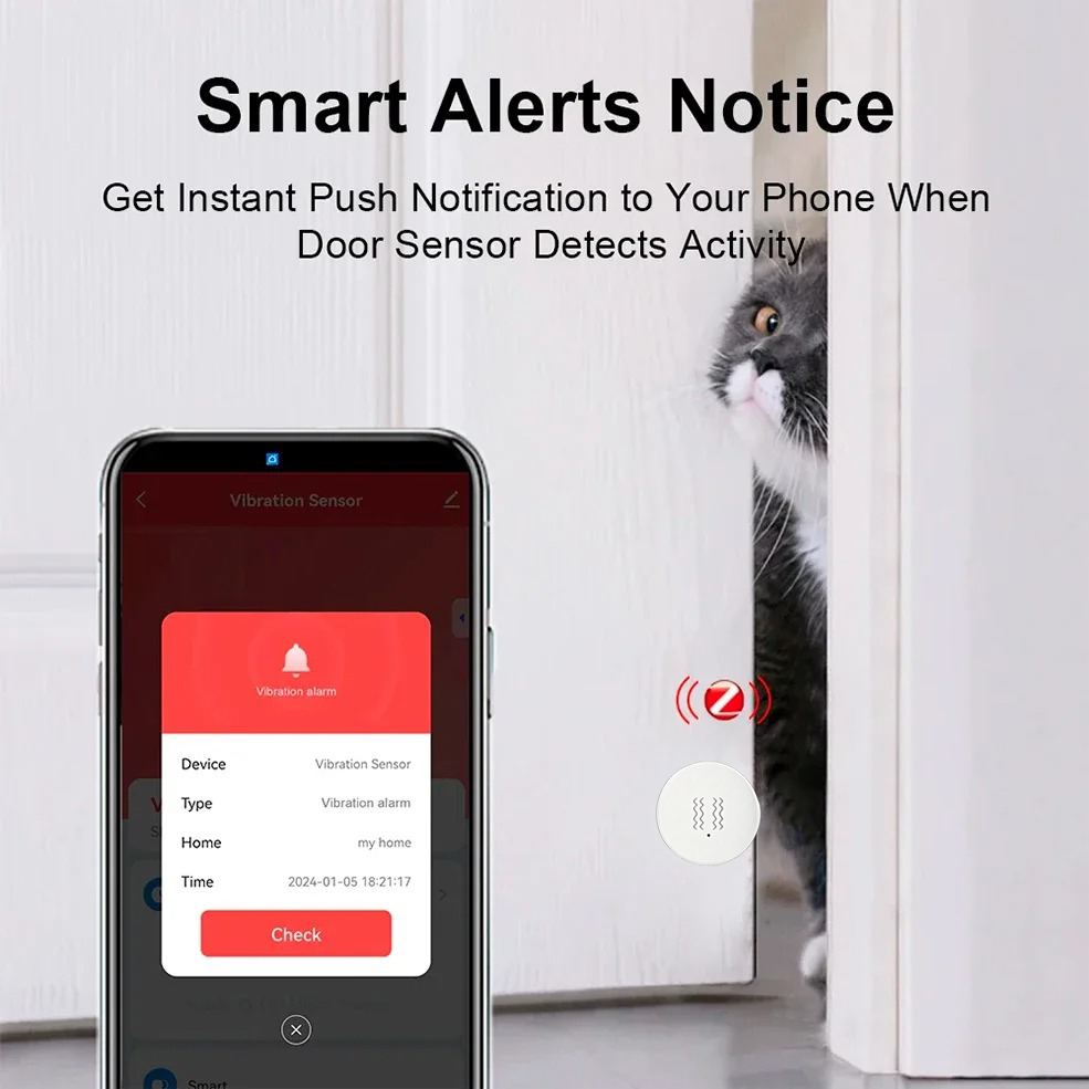 Sensor Inteligente de Vibració - Home Security Systems reseña y precio
