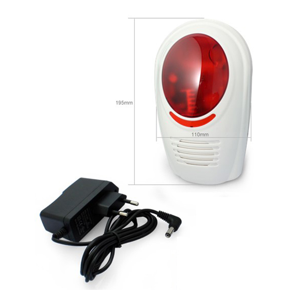 Wolf-Guard-sirena intermitente - Sim Gsm Alarm reseña y precio