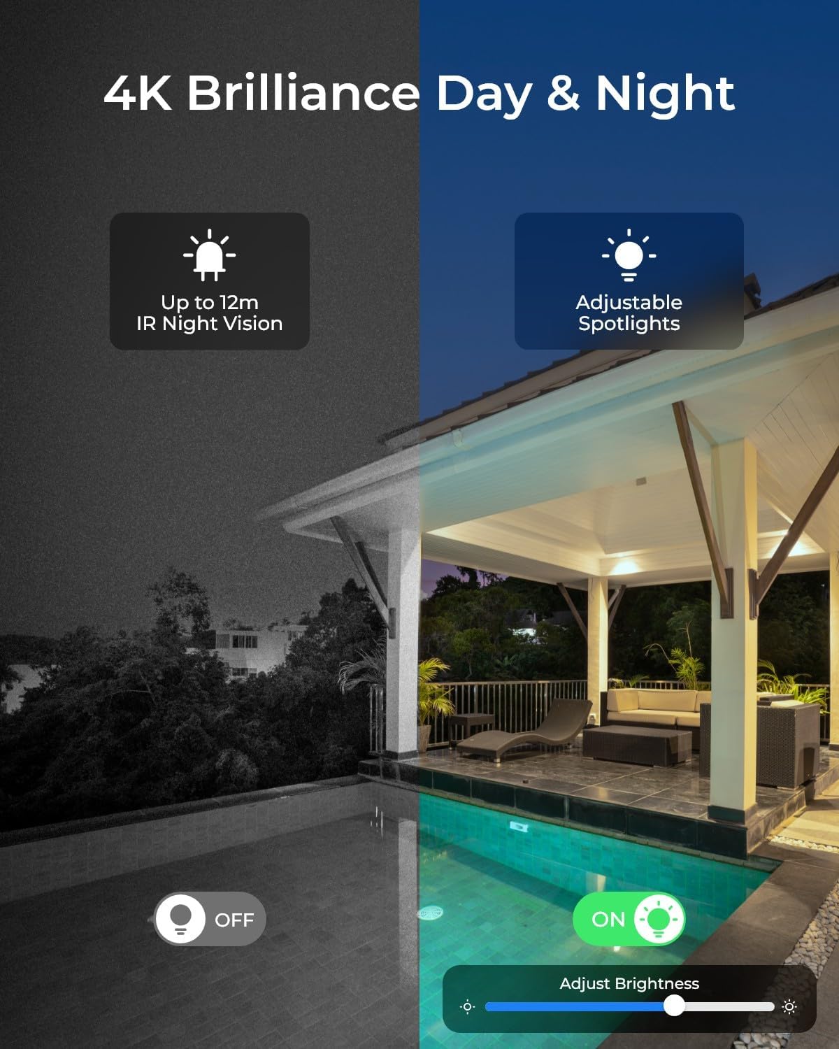 Cámara de Seguridad PoE 4K par - Home Security Camera Installation reseña y precio
