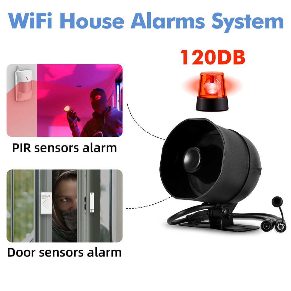KERUI-sistema de alarma de sir - Sim Gsm Alarm reseña y precio