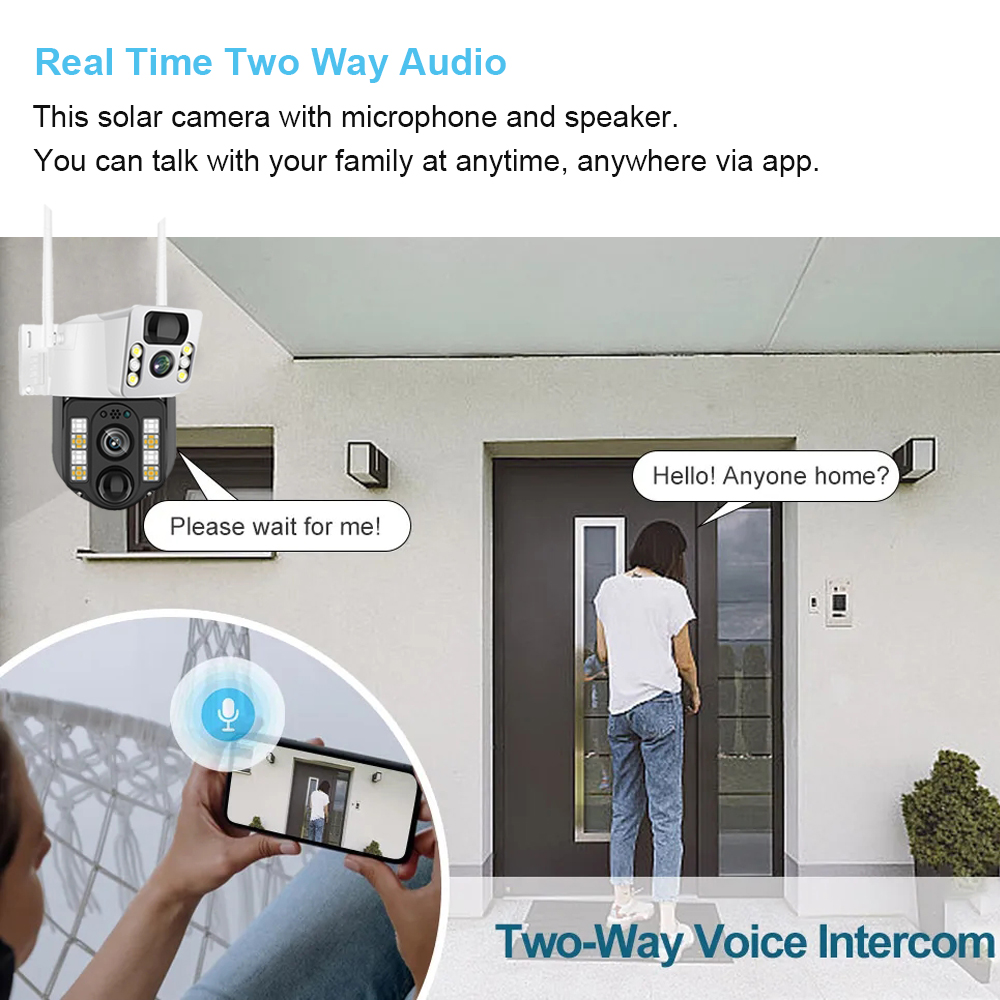 Cámara Solar WiFi/4G IP de vig - Home Security Front Door reseña y precio