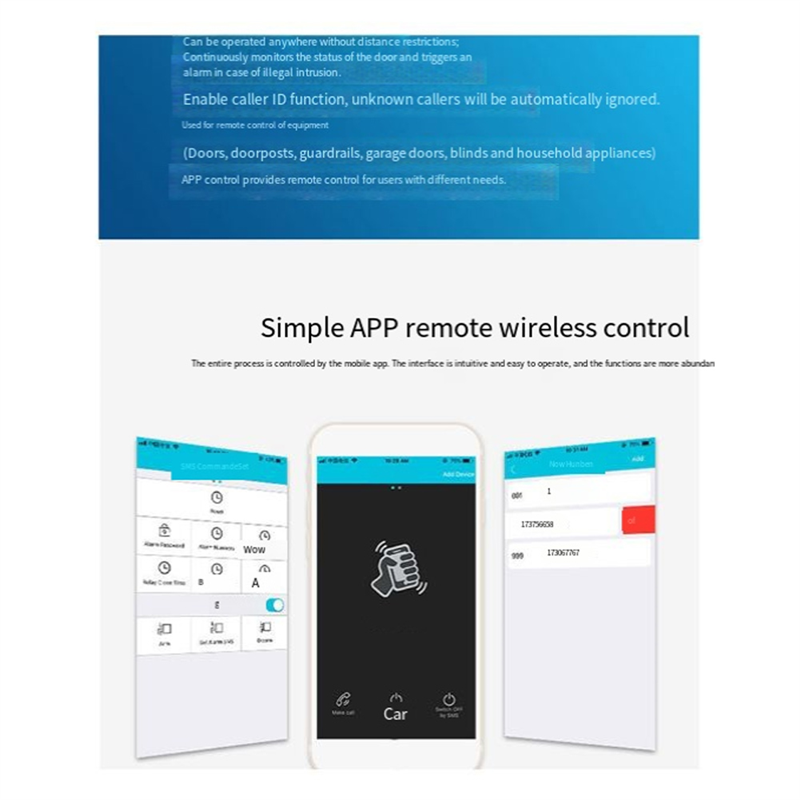 B04C-RTU5024 GSM relé de apert - Home Security Kit reseña y precio