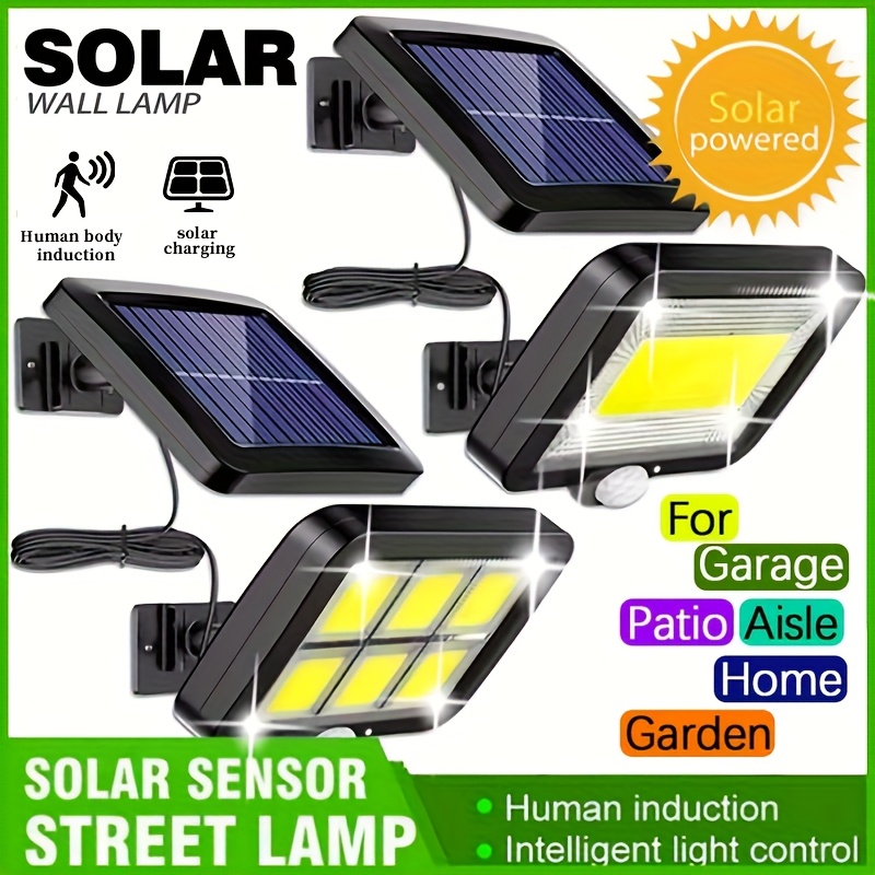 Lámpara de pared dividida Sola - Home Security Flood Lights reseña y precio