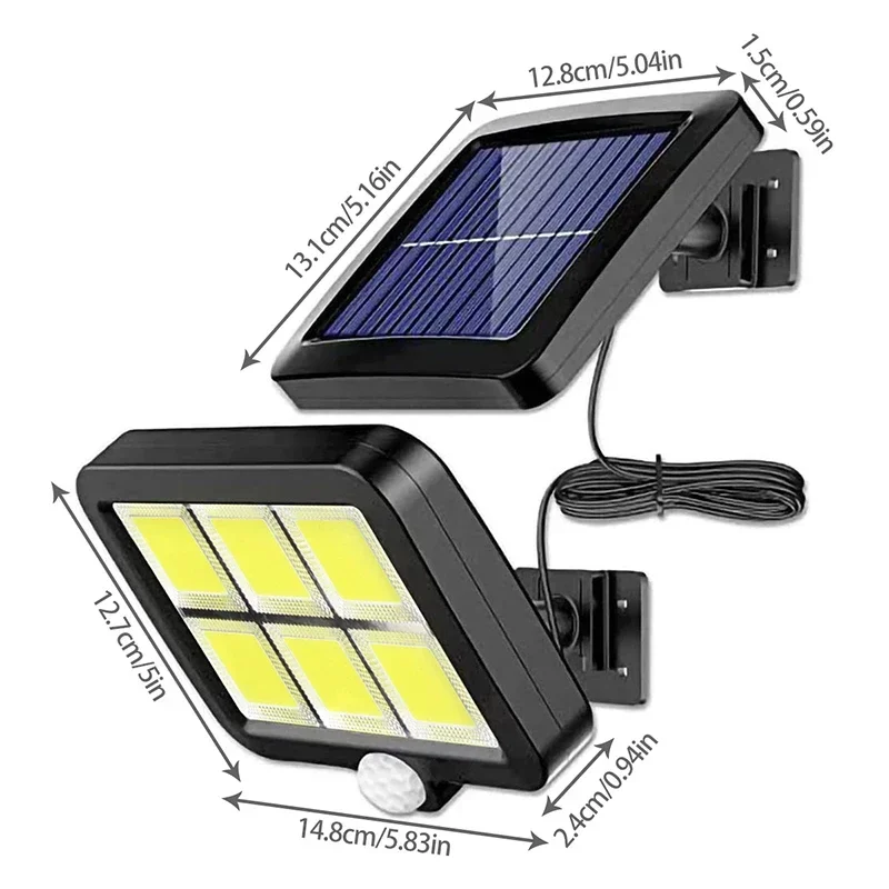 Lámpara de pared dividida Sola - Home Security Flood Lights reseña y precio