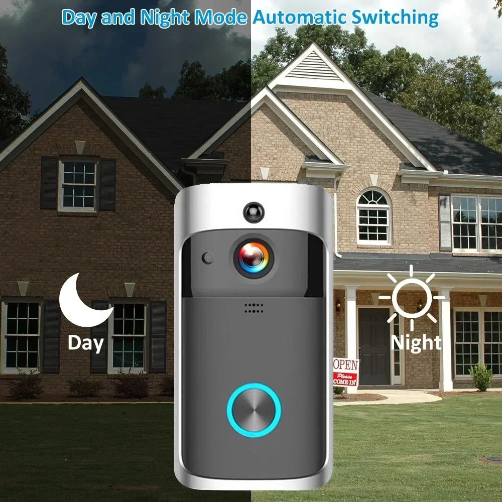 Timbre inalámbrico WIFI para e - Home Security Monitoring Service reseña y precio