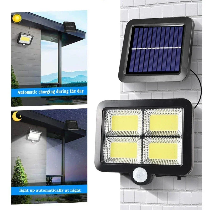 Lámpara de pared dividida Sola - Home Security Flood Lights reseña y precio