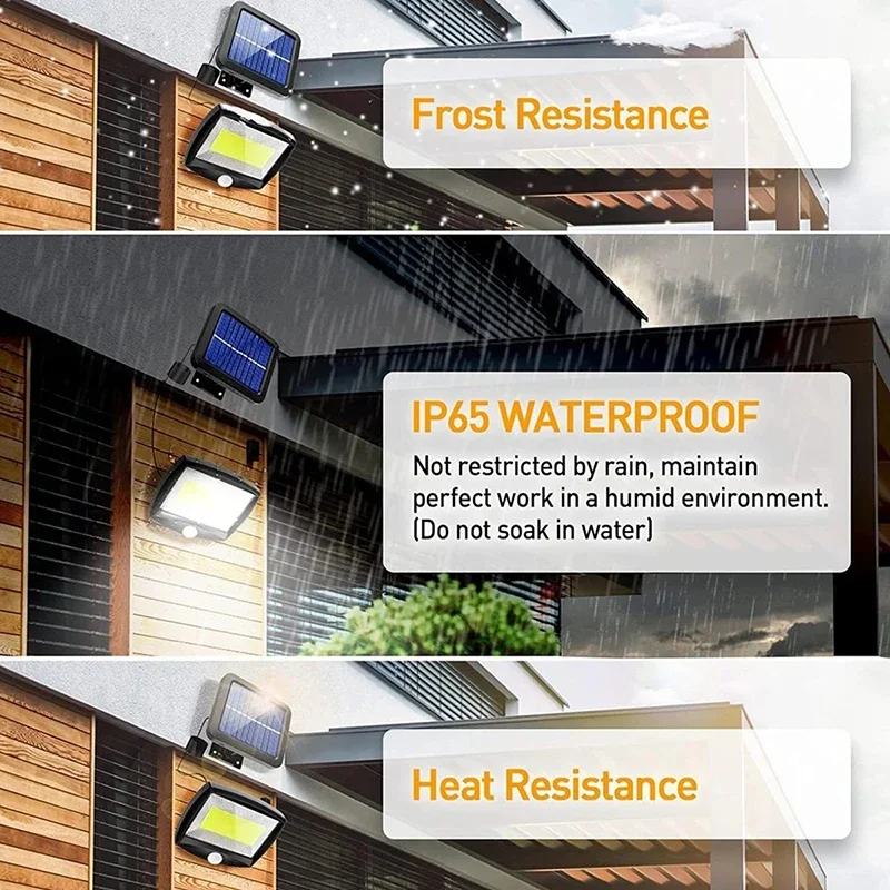 Lámpara de pared dividida Sola - Home Security Flood Lights reseña y precio