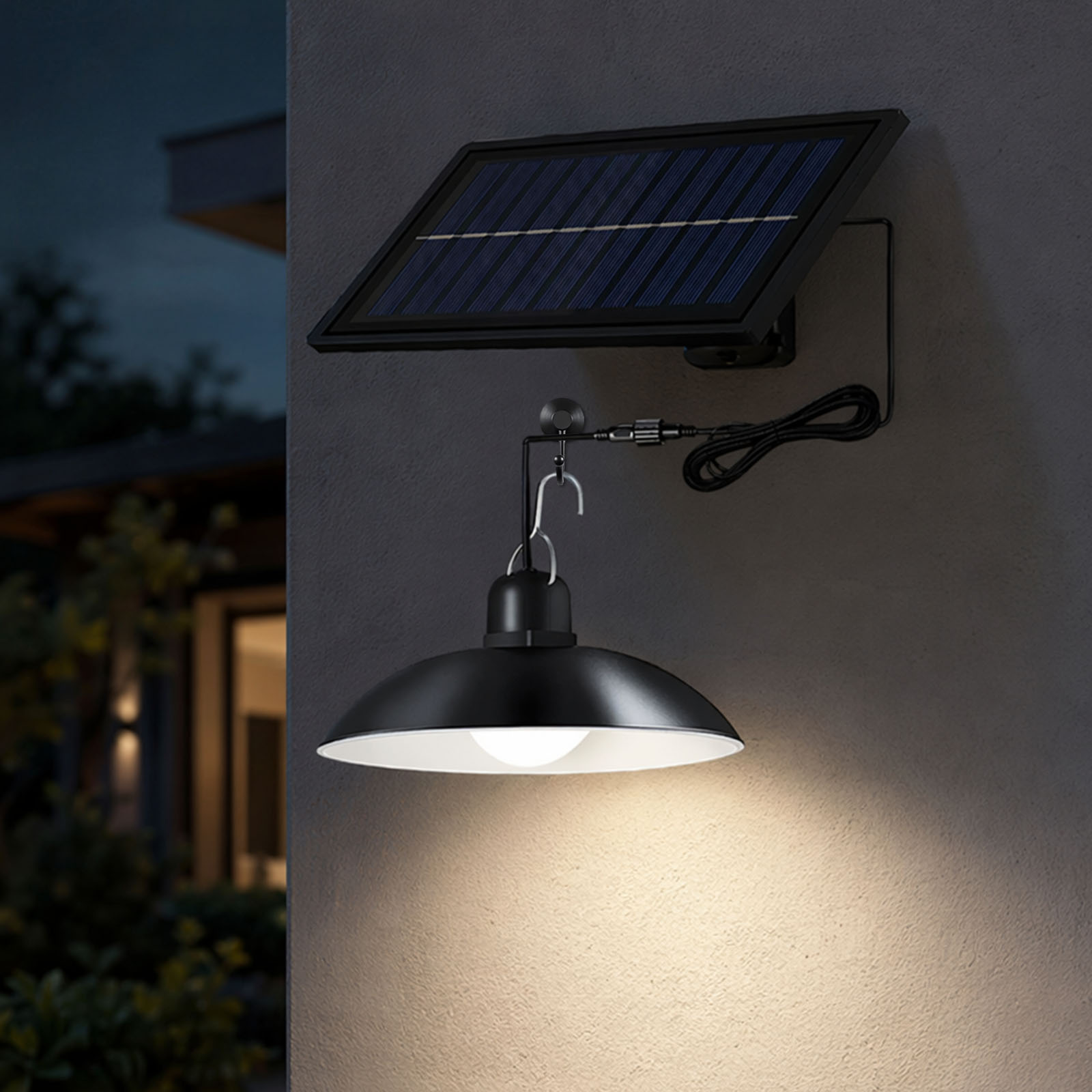 Luces Solares para Exteriores, - Home Security Flood Lights reseña y precio