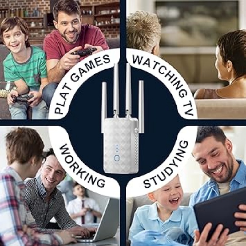 Repetidor WiFi de 1200Mbps, In - Home Security Bundle reseña y precio