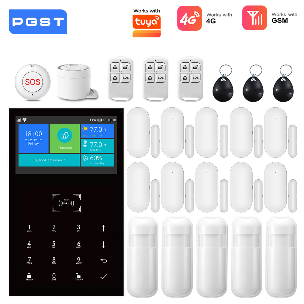 Sistema de Alarma WiFi 4G GSM  - Sim Gsm Alarm reseña y precio