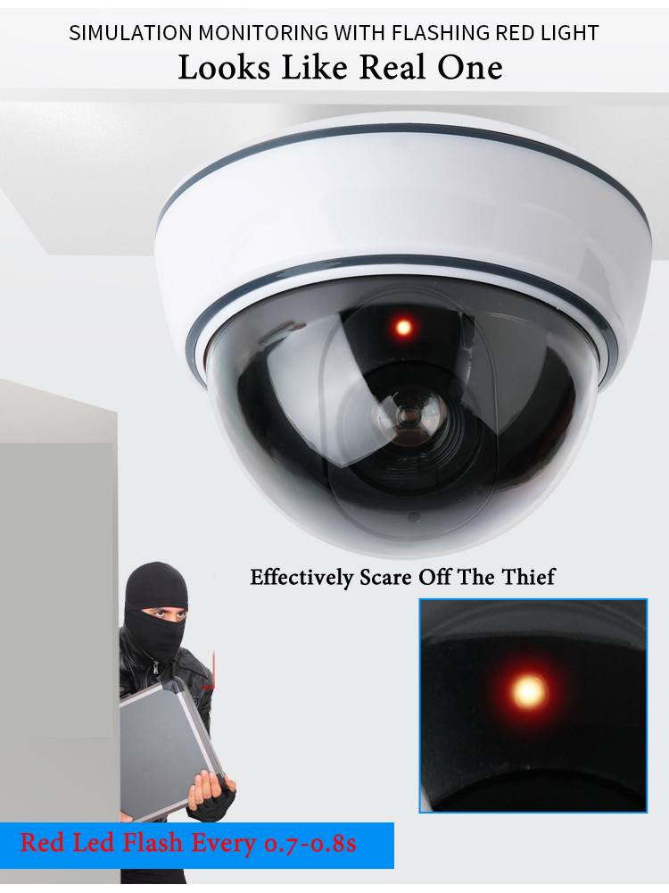 Cámara domo falsa creativa en  - Home Security Camera Installation reseña y precio