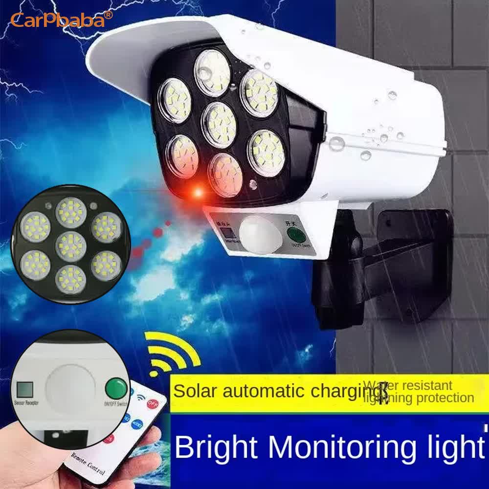 Luz Solar para exteriores, Sen - Home Security Flood Lights reseña y precio