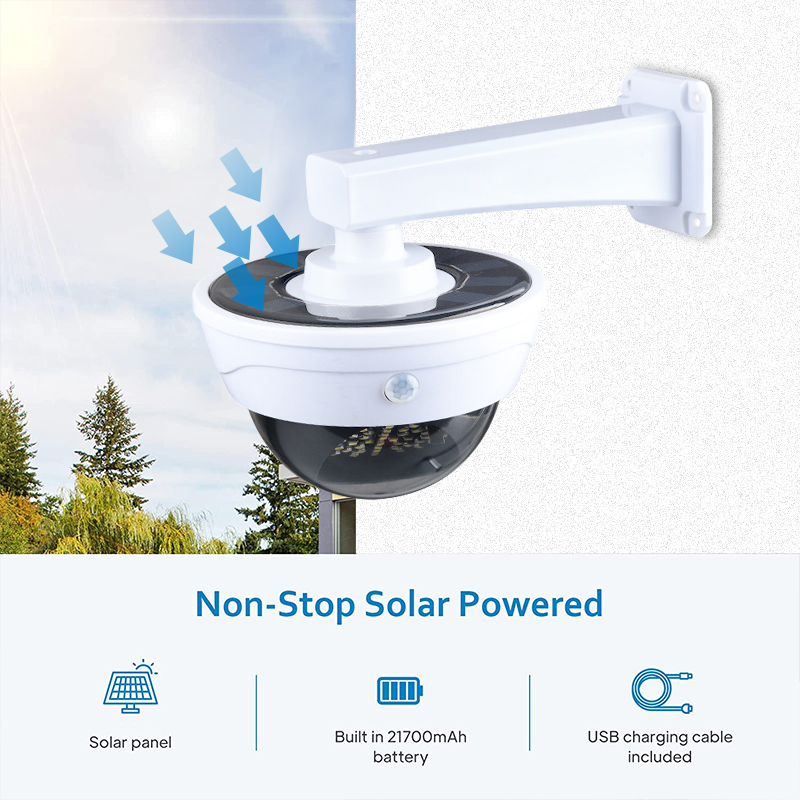 Luz Solar mejorada para exteri - Home Security Flood Lights reseña y precio